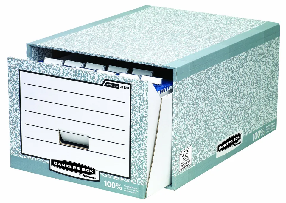 bankers-box-system-schubladenarchiv-folio-grau-5-st-ck image 1