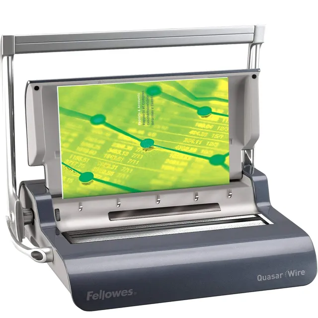fellowes-quasar-wire-drahtbindeger-t-130-blatt-starterset image 1