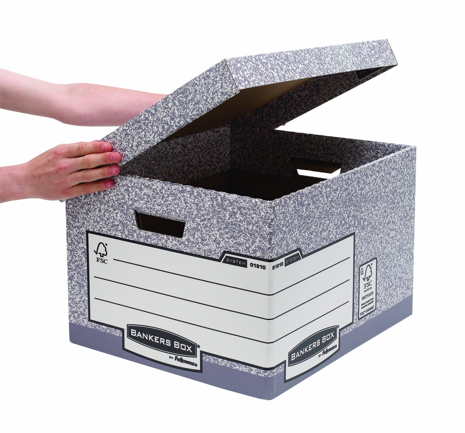 fellowes-bankers-box-system-archivbox-gro-grau-10er-pack image 2