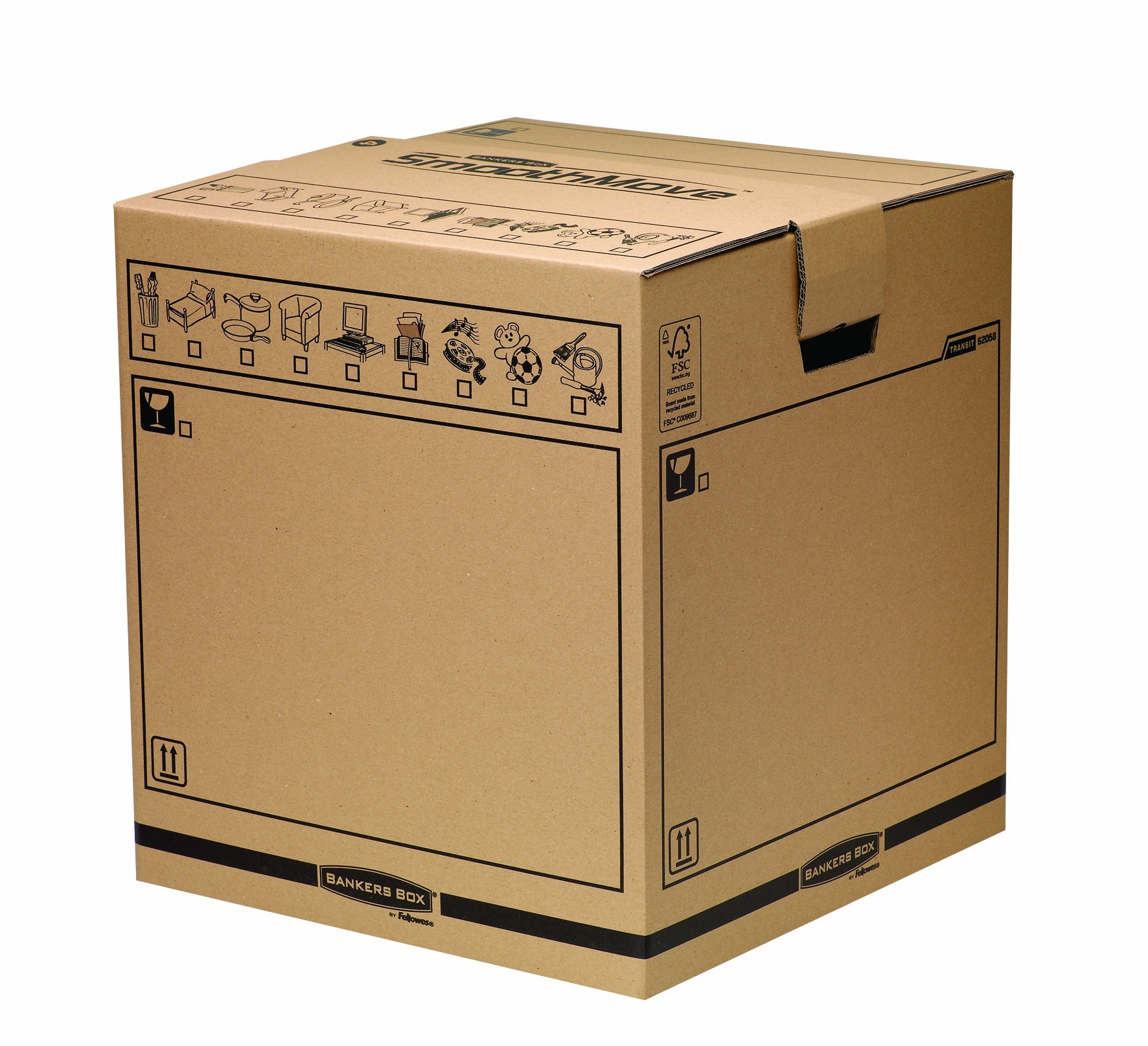 bankers-box-smoothmove-umzugskarton-104l-braun-5er-pack image 2